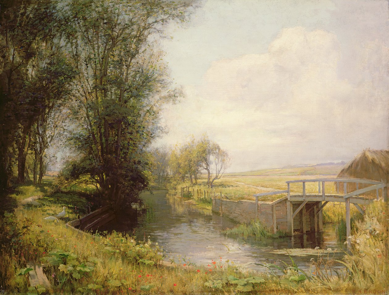 Kohtaus Oxfordshiressa tekijältä Edward Archibald Brown