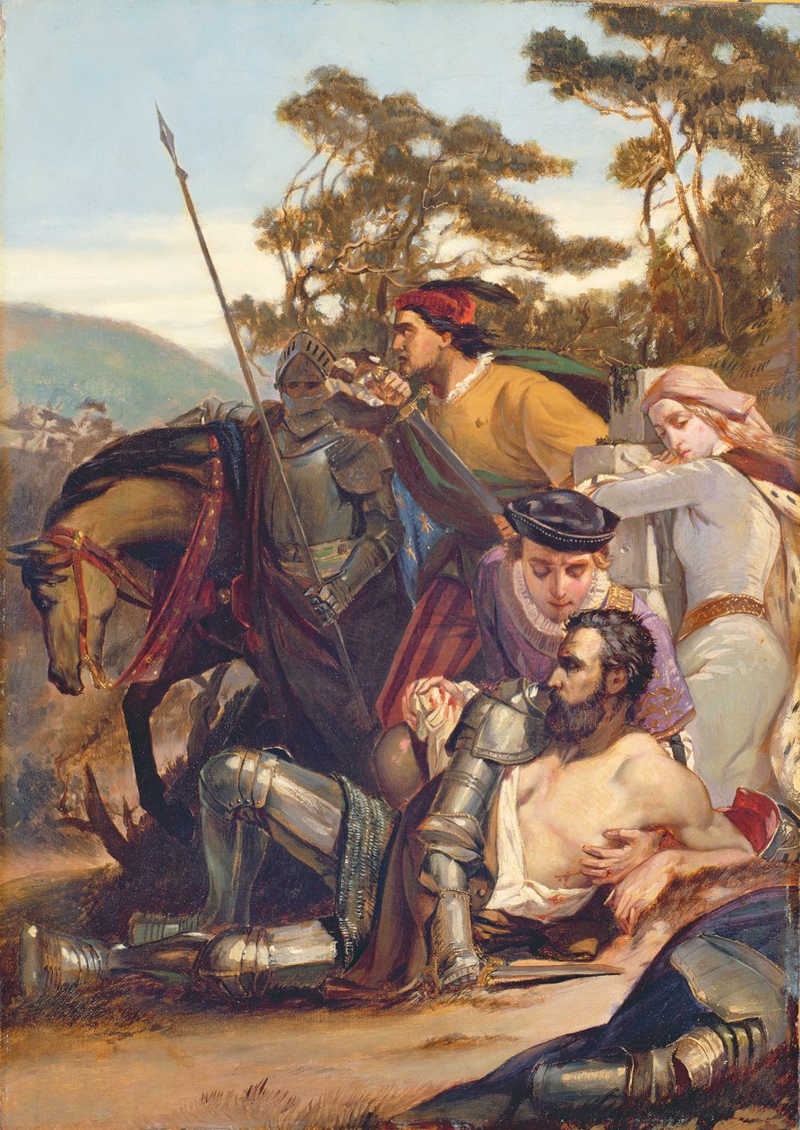 Marmionin kuolema tekijältä Edward A. Armitage