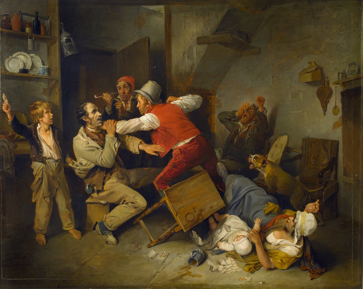 Huijaus havaittu, 1814 tekijältä Edward Bird