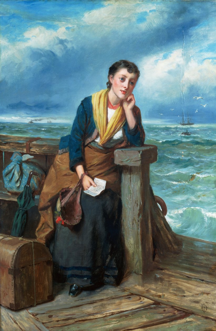 Maahanmuuttaja, noin 1860 tekijältä Edward Charles Barnes