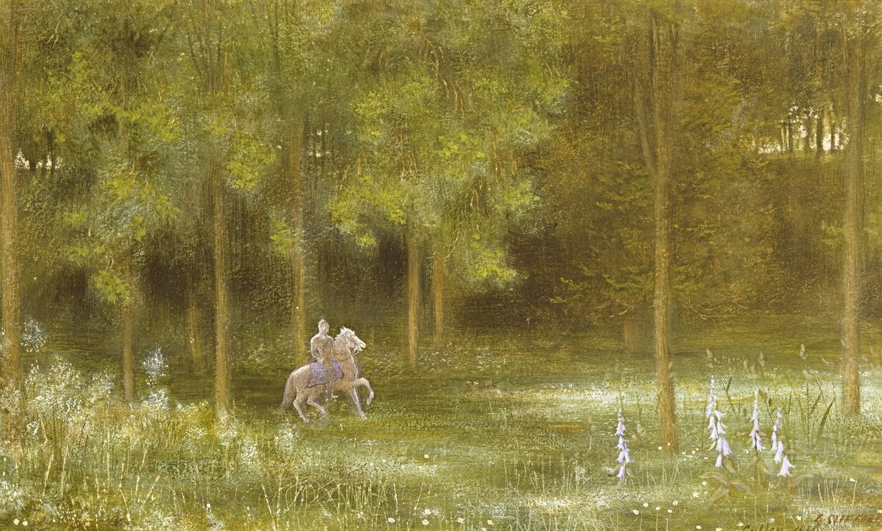 Ritari maisemassa tekijältä Edward Clifford