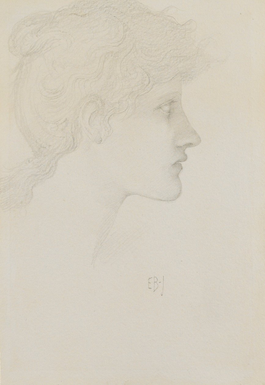 Maria Zambaco (lyijykynä) tekijältä Edward Burne Jones