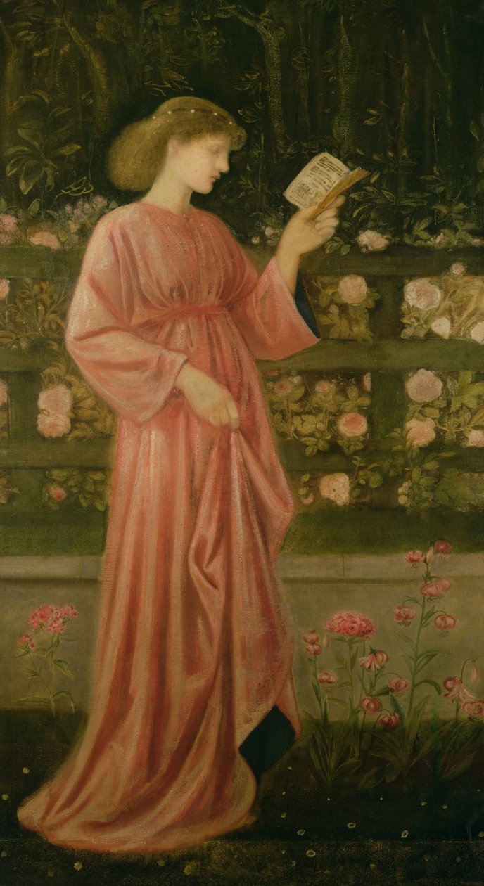 Prinsessa Sabra (kuninkaan tytär) 1865-66 tekijältä Edward Burne Jones