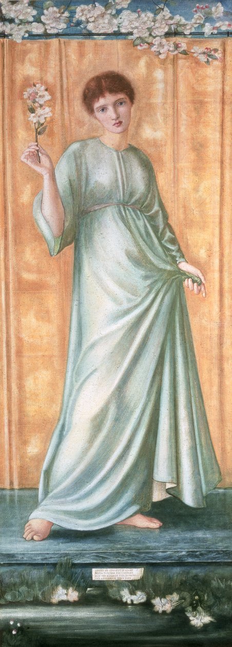 Kevät, 1869-70 tekijältä Edward Burne Jones