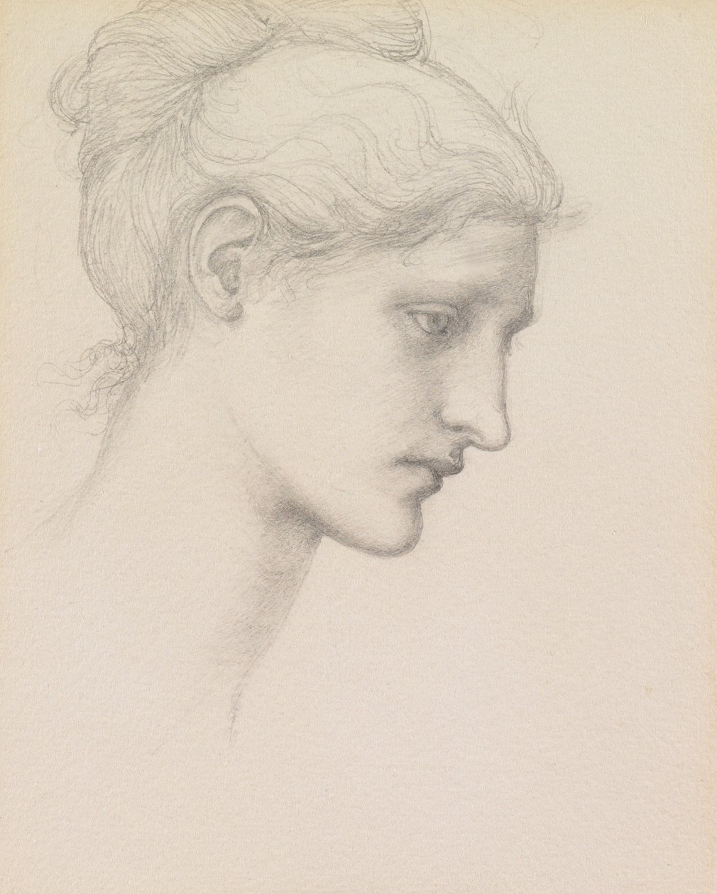Tutkimus Laus Venerialle, n. 1875 tekijältä Edward Burne Jones