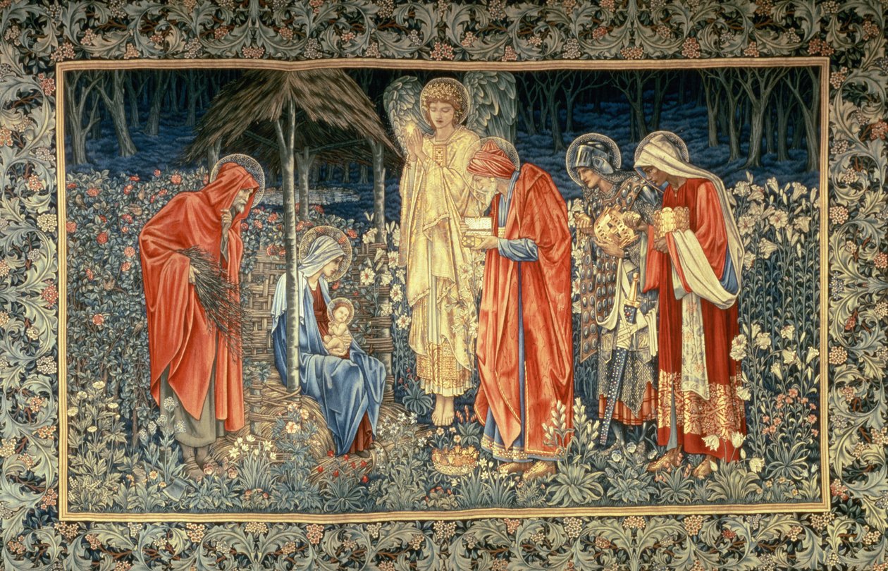 The Adoration of the Magi, 1907 (kuvakudos) tekijältä Edward Burne Jones