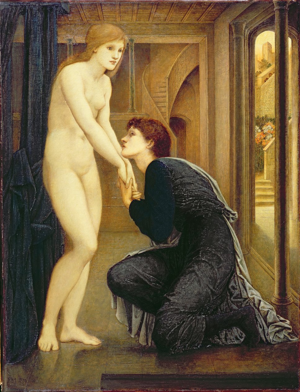 The Soul Attains, Pygmalion and the Image -sarjasta, 1870 tekijältä Edward Burne Jones