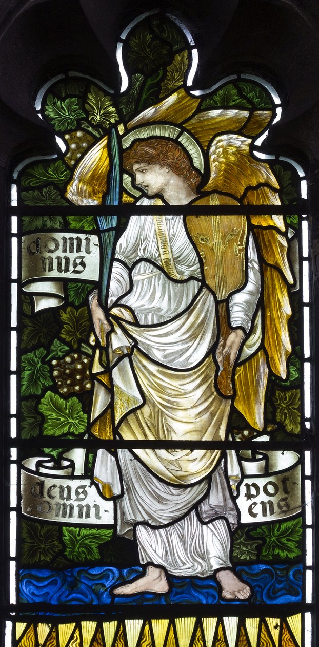 Enkelimuusikko, 1879 tekijältä Edward Burne Jones