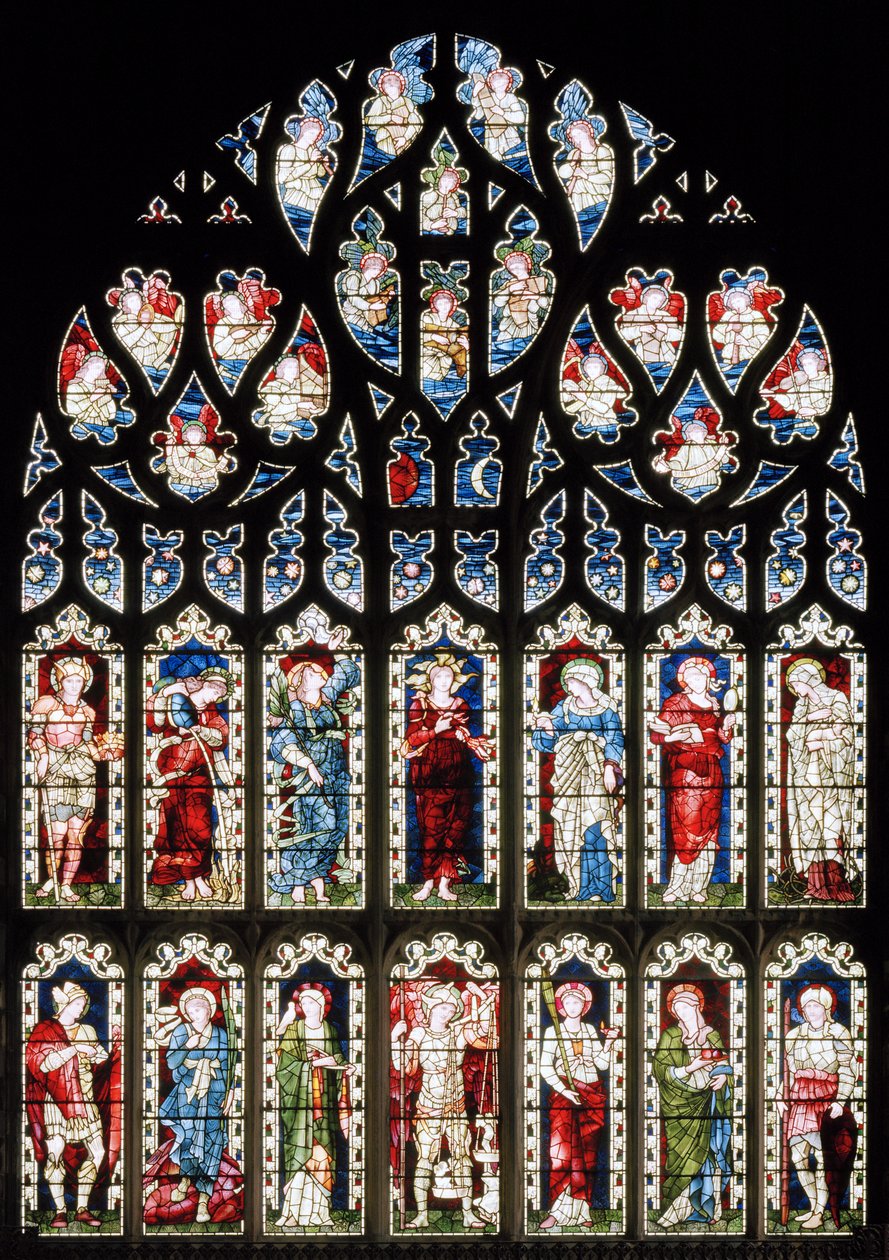 Ashton Under Lyne, Albion Congregational Church, Morris & Co., Edward Burne-Jones, Hope, 1893finn tekijältä Edward Burne Jones