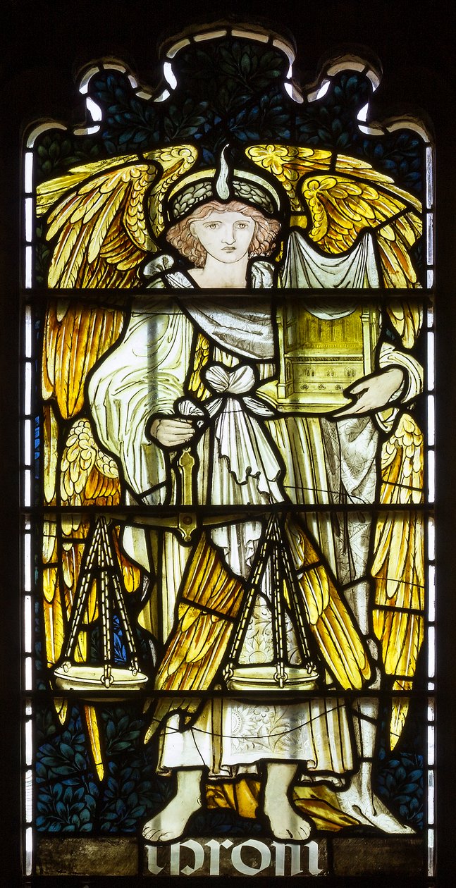 Cambridge, Jesus College Chapel, Morris & Co., Edward Burne-Jones, Ibrom, 1873 tekijältä Edward Burne Jones