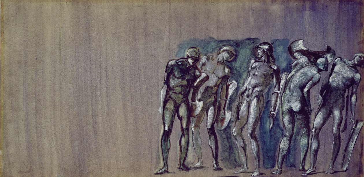 Courtiers Being Turned to Stone, Perseus-sarjasta tekijältä Edward Burne Jones