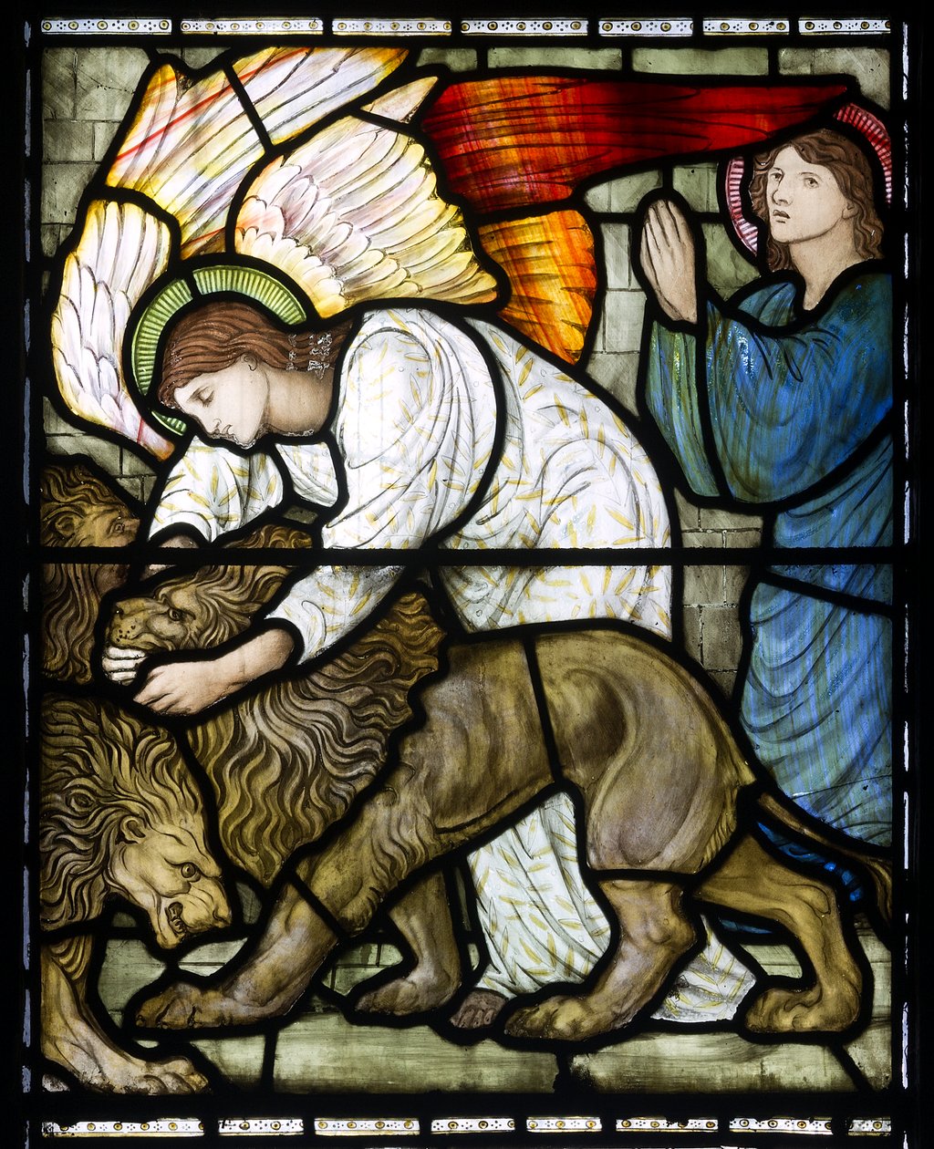 Daniel Sa The Lions Den, 1879 finn tekijältä Edward Burne Jones