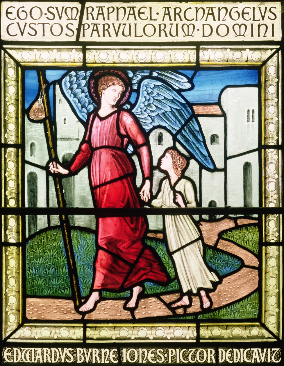 Dedication-ikkuna (lasimaalaus) tekijältä Edward Burne Jones