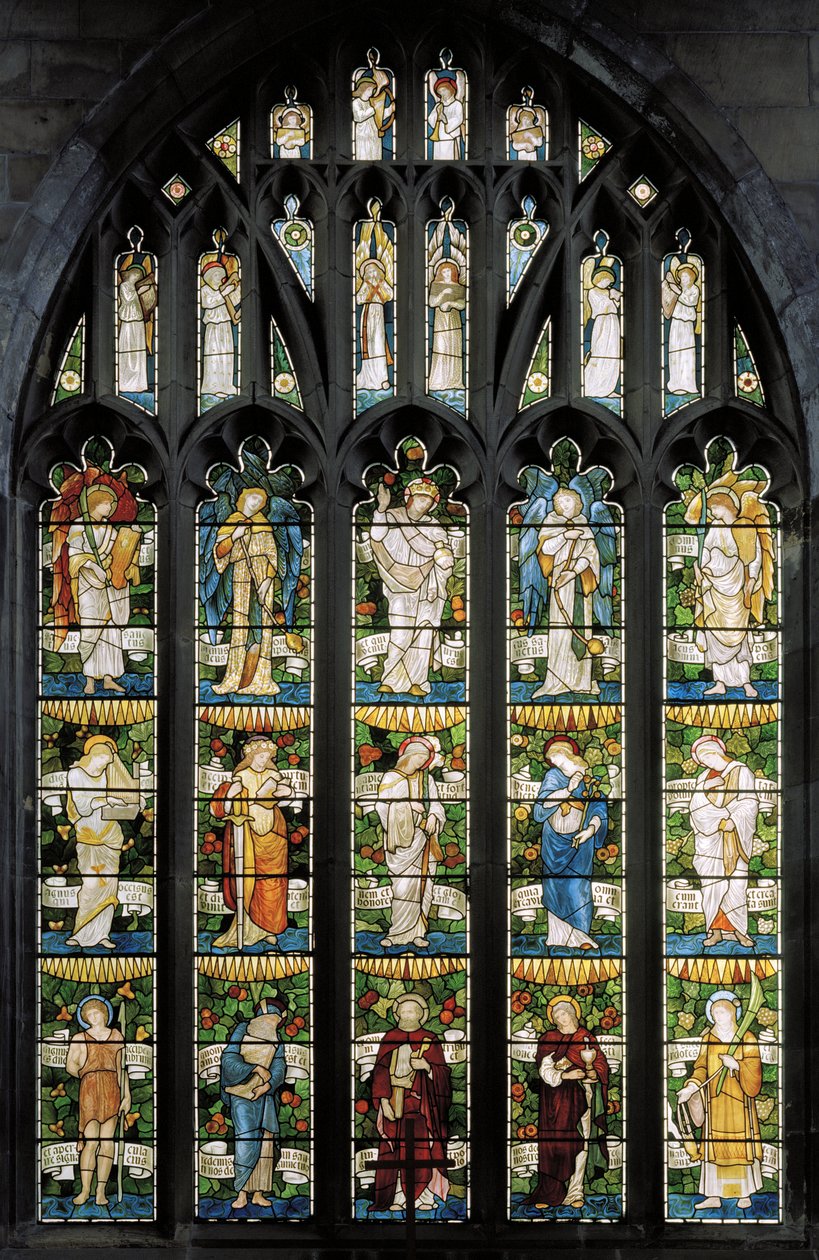 Itä-ikkuna, 1879 tekijältä Edward Burne Jones