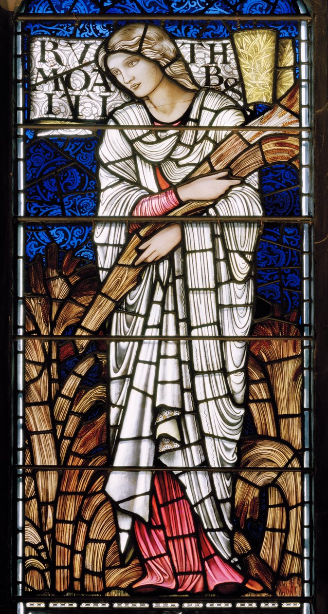 Edinburgh, St Giles Cathedral, Morris & Co., Edward Burne-Jones, Ruth, 1886 tekijältä Edward Burne Jones