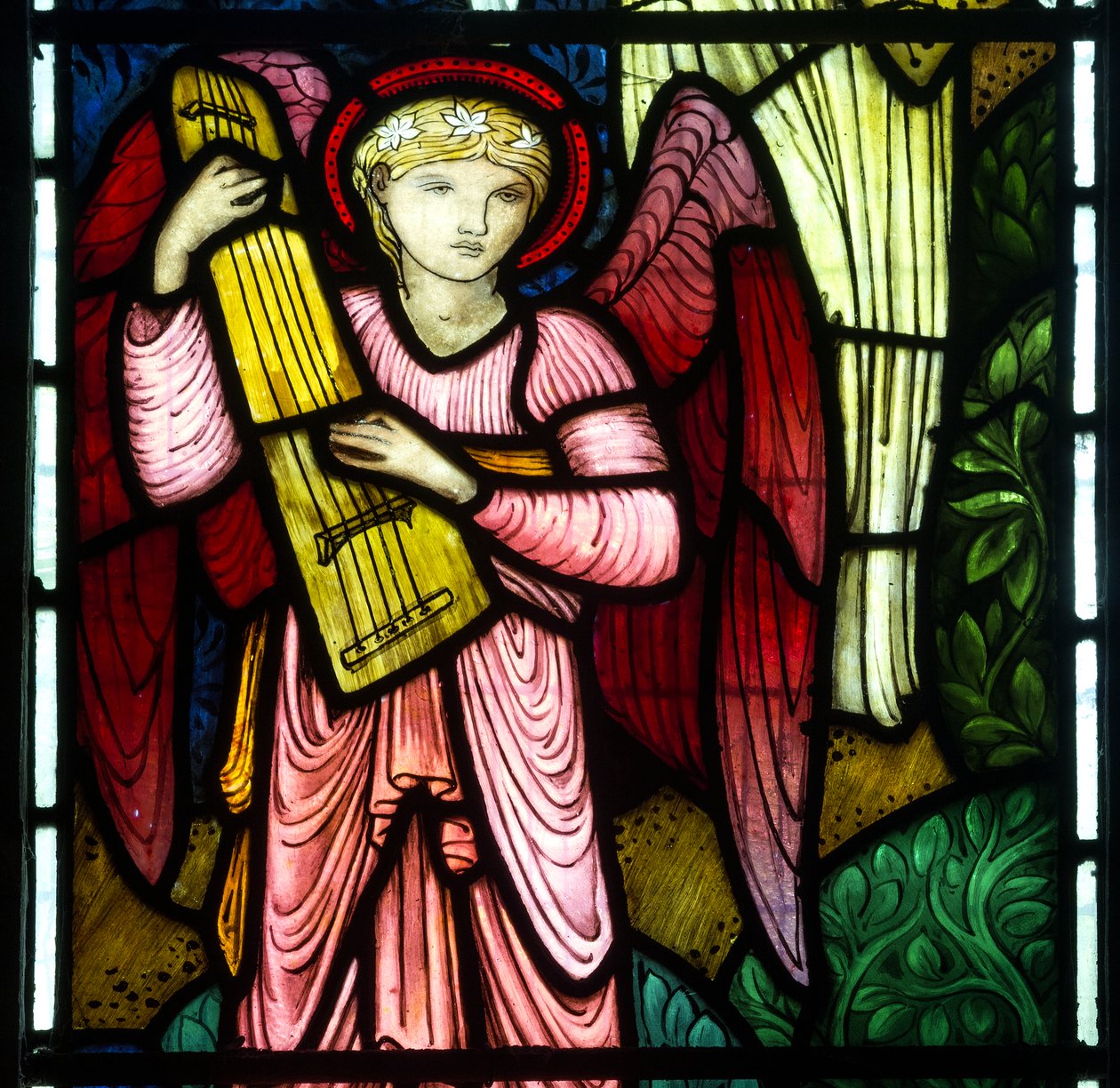 Musical Angel Of Paradise, 1875 finn tekijältä Edward Burne Jones