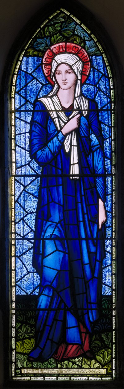 Rottingdean, St Margaret, Morris & Co., Edward Burne-Jones, Neitsyt Maria, 1894 tekijältä Edward Burne Jones