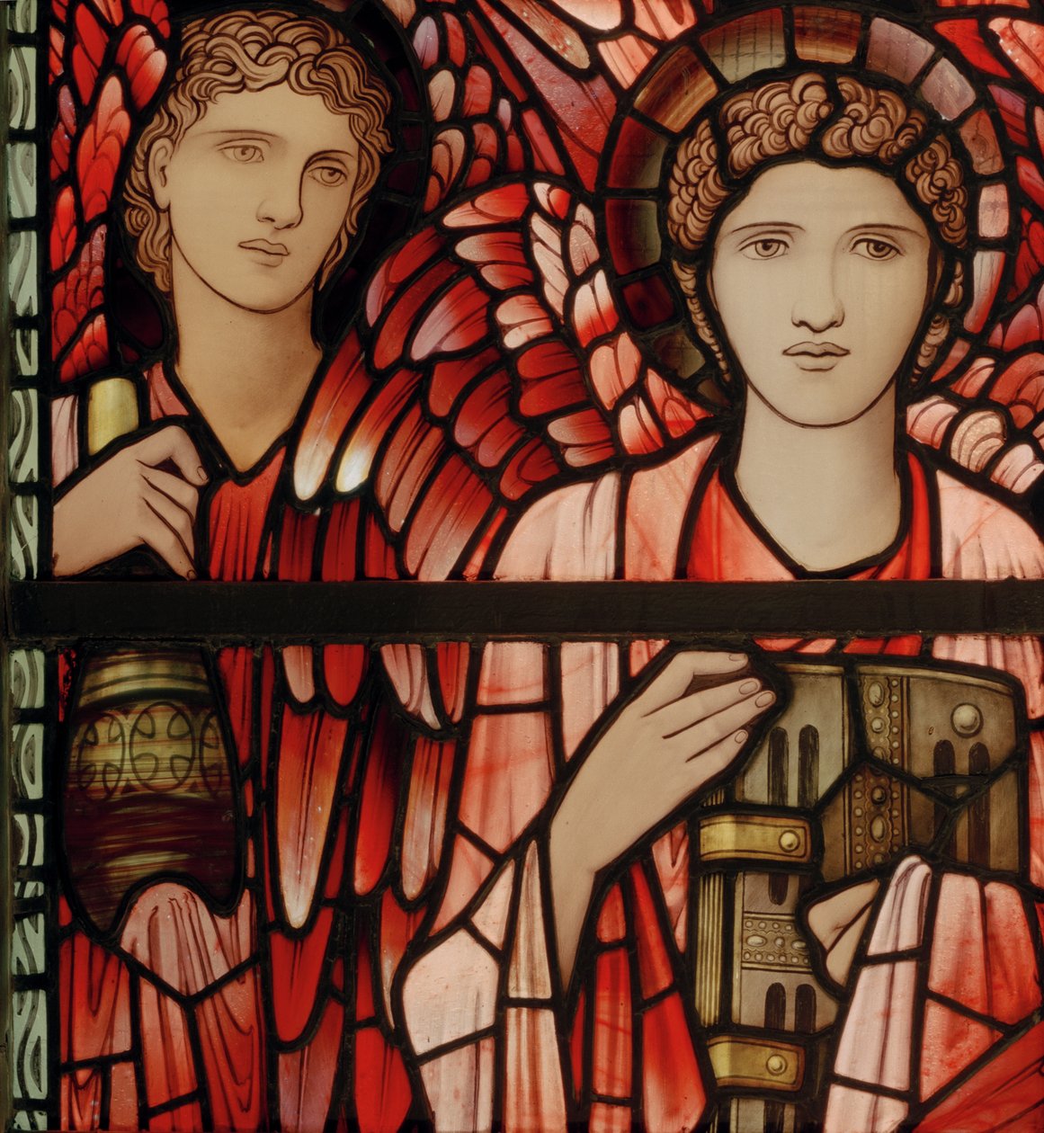 Viimeisen tuomion ikkuna, yksityiskohta, 1897 tekijältä Edward Burne Jones