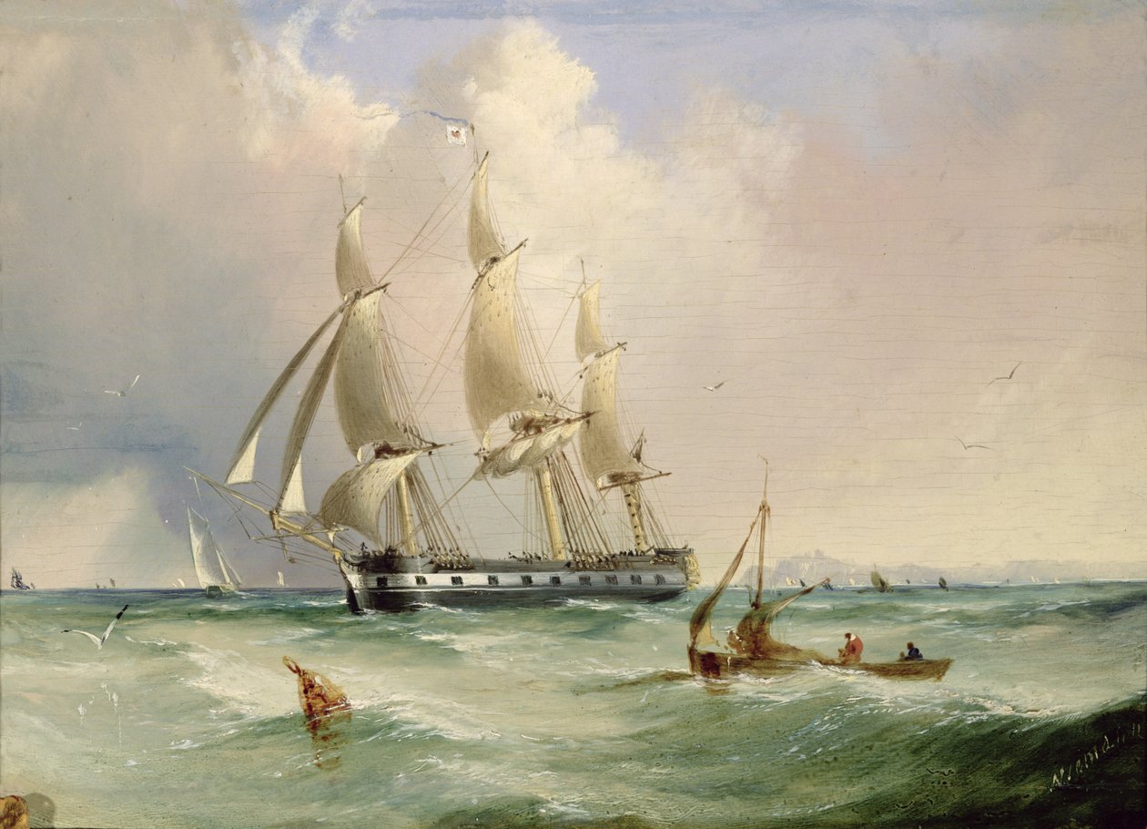 Fregatti purjeen alla tekijältä Edward H. Niemann