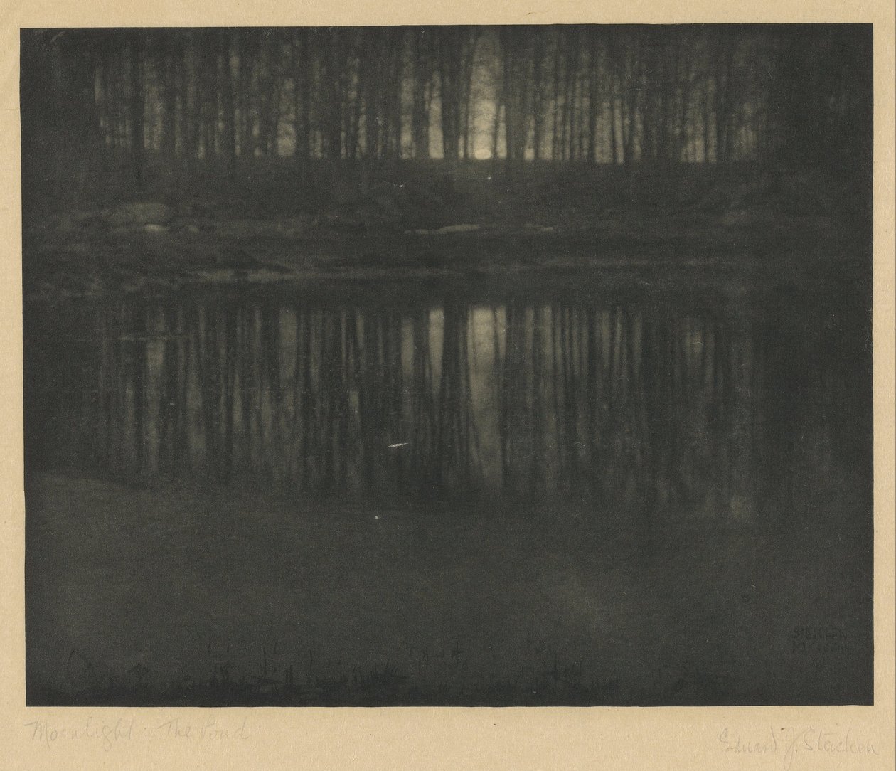 Kuutamo- lampi tekijältä Edward Jean Steichen