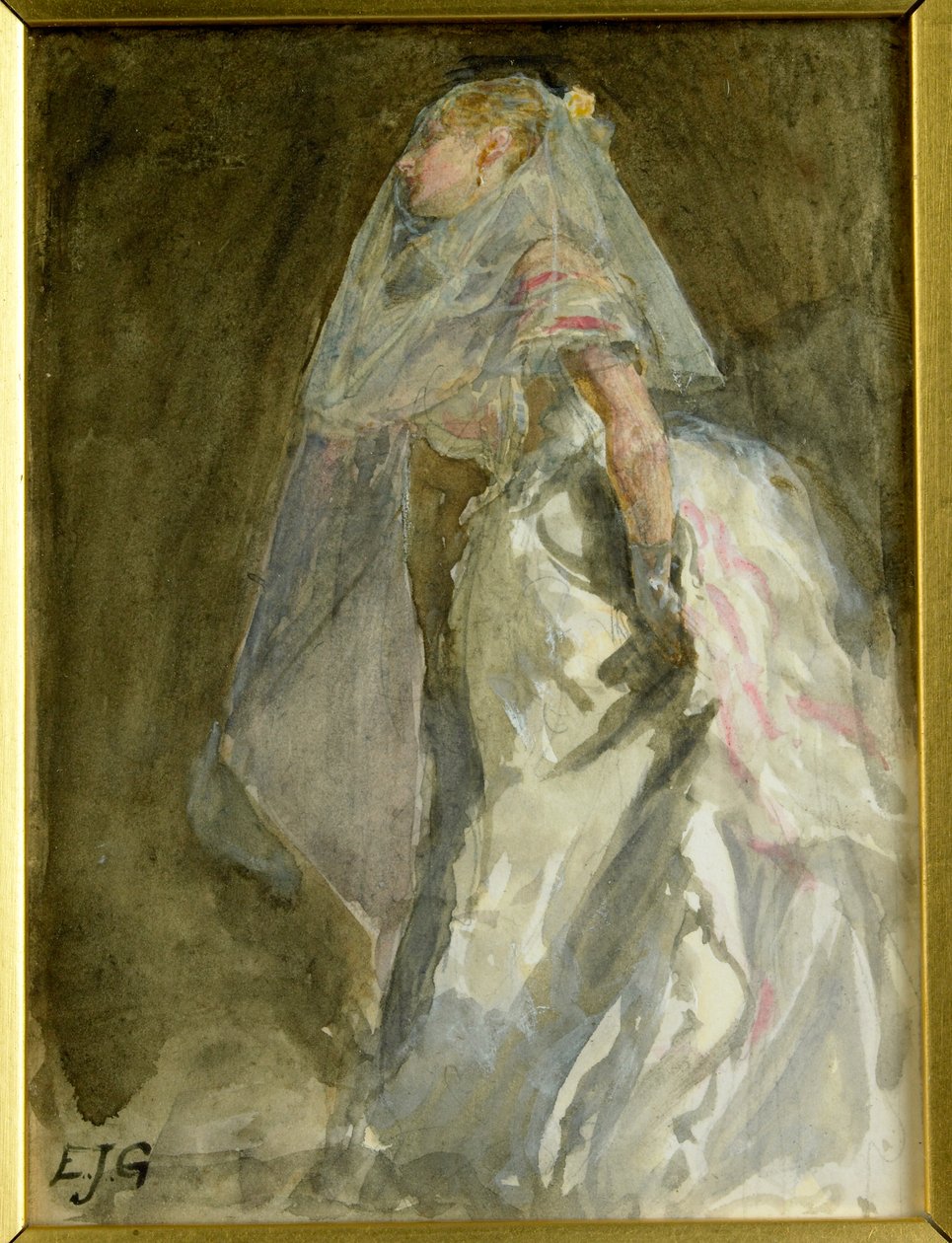 Morsian, noin 1880 tekijältä Edward John Gregory