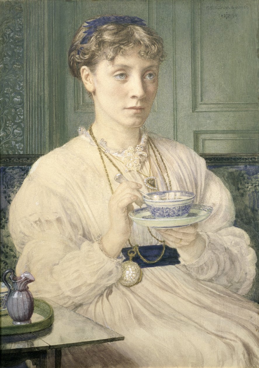 Georgiana Burne-Jonesin (1840-1920) muotokuva, 1870 tekijältä Edward John Poynter