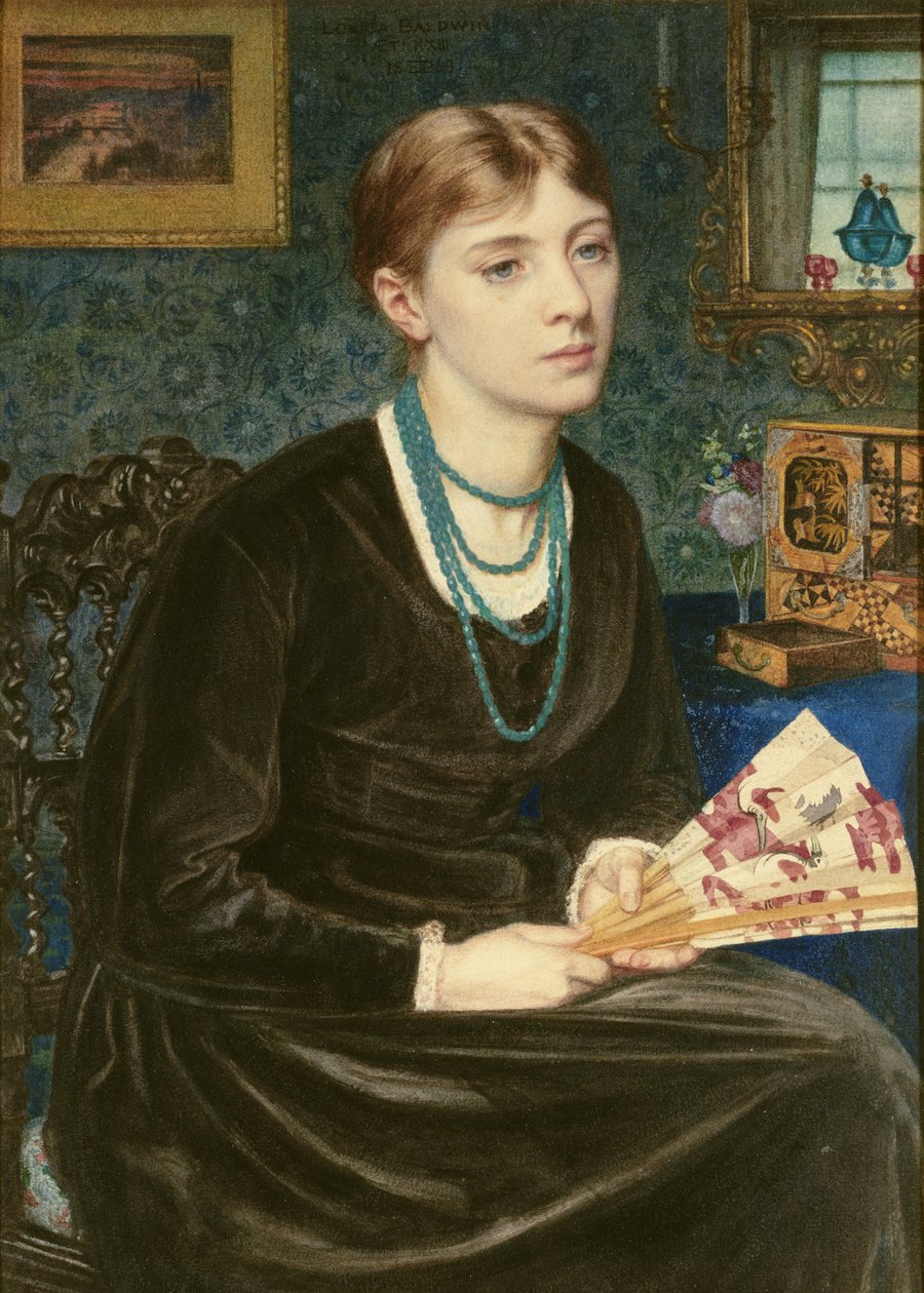 Louise A. Baldwinin muotokuva, 1868 tekijältä Edward John Poynter