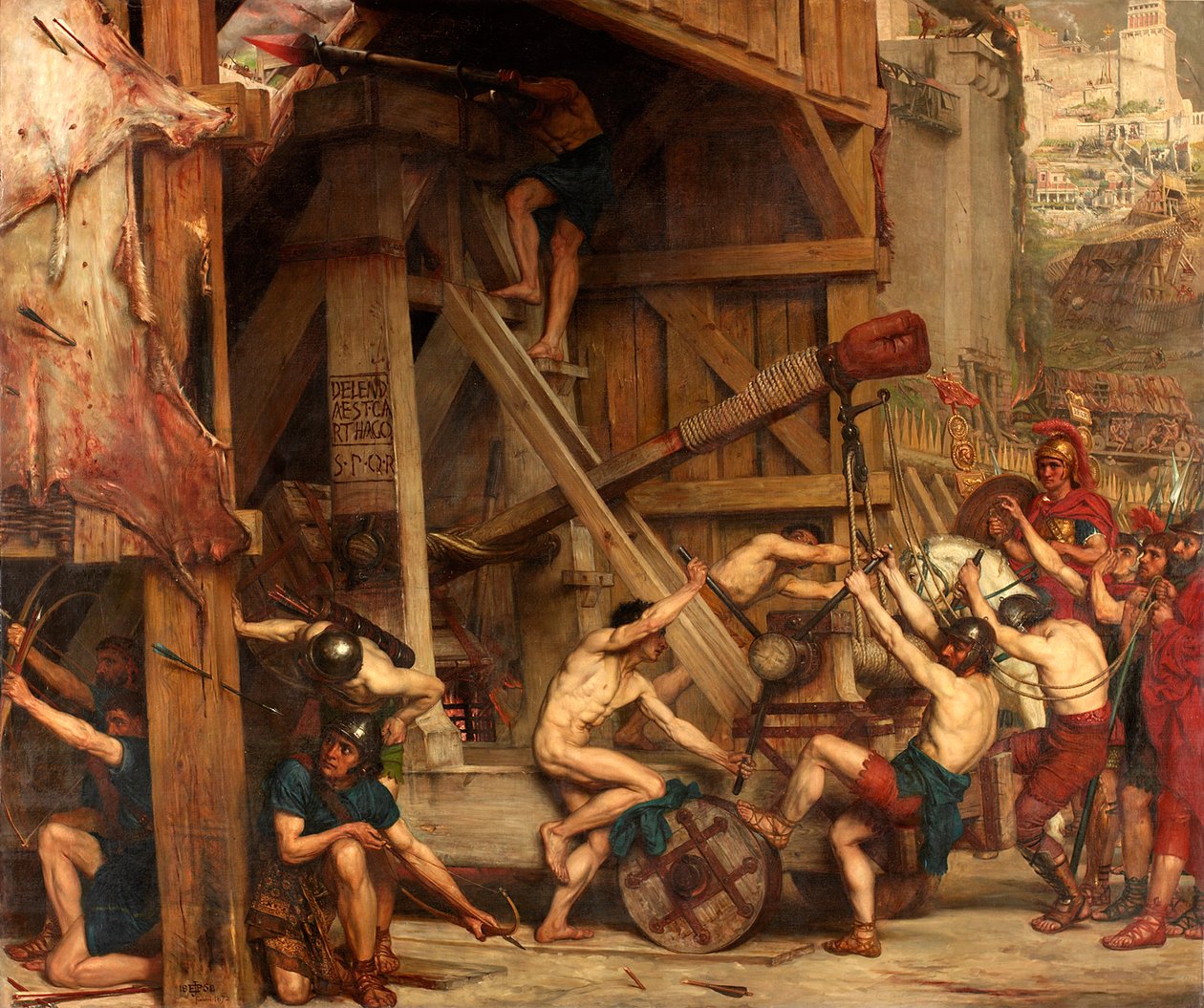 Katapultti, n. 1868-72 tekijältä Edward John Poynter