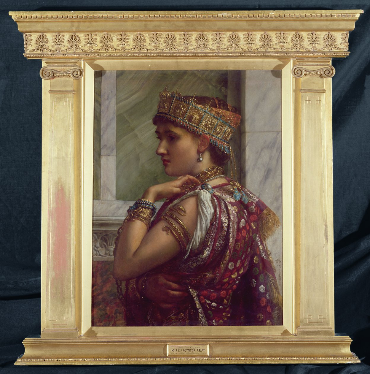 Zenobia vangittu, 1878 tekijältä Edward John Poynter