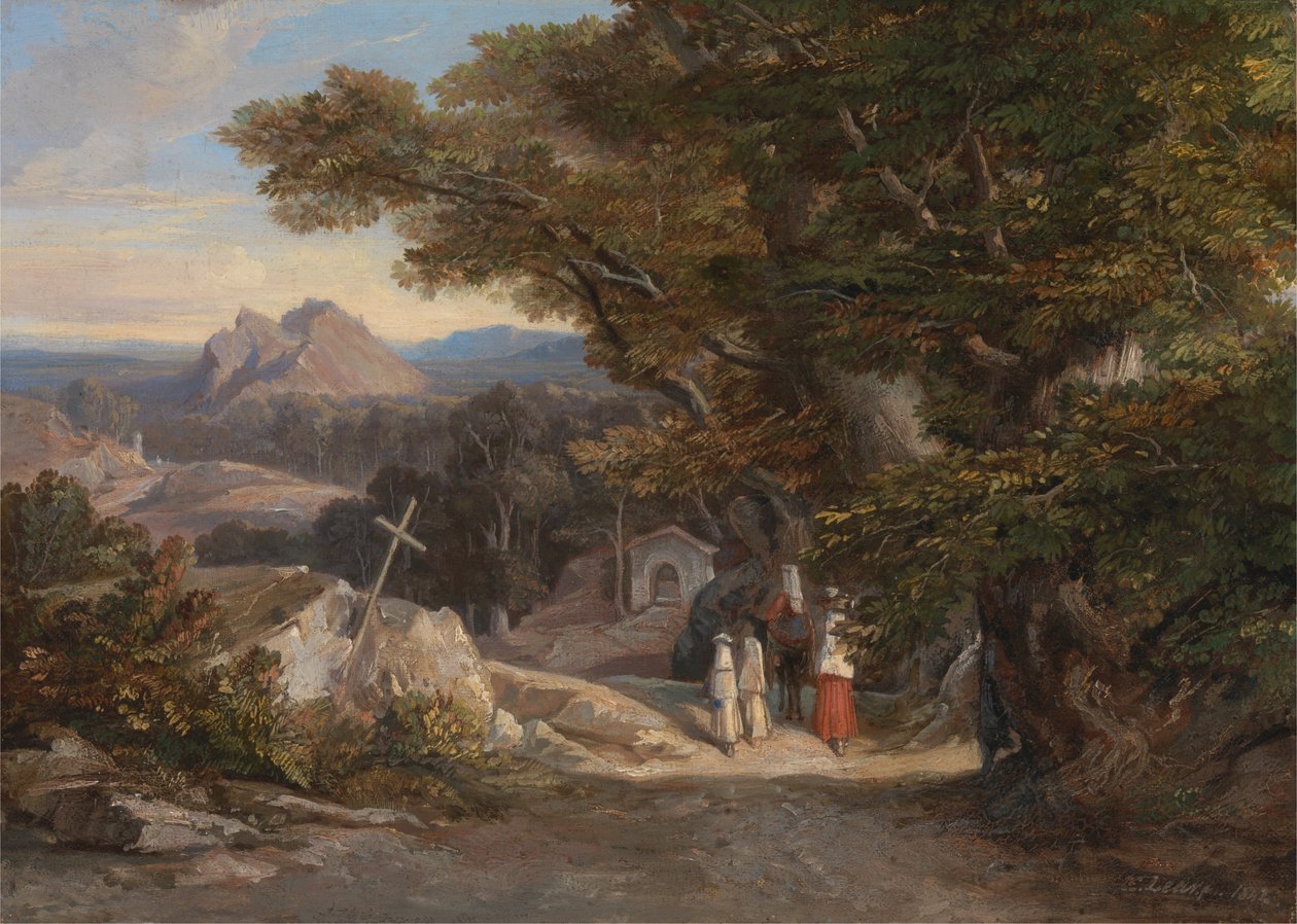 Olavano LCivitellan välillä tekijältä Edward Lear