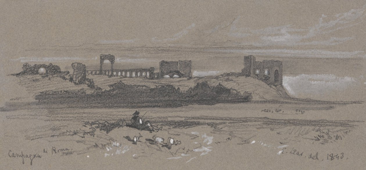 Rooman maaseutu tekijältä Edward Lear