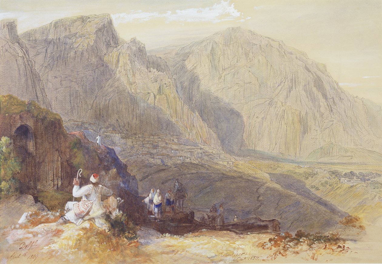 Delphi, n. 1849 tekijältä Edward Lear