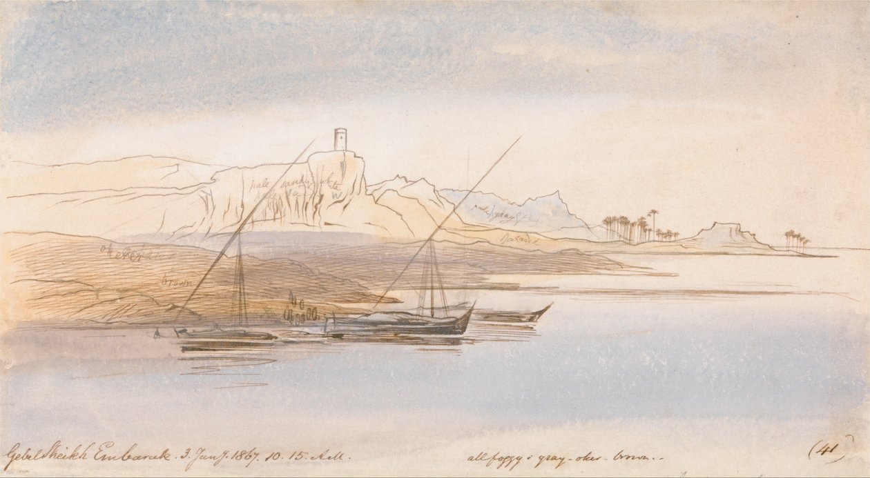 Sheikh Mubarak -vuori tekijältä Edward Lear