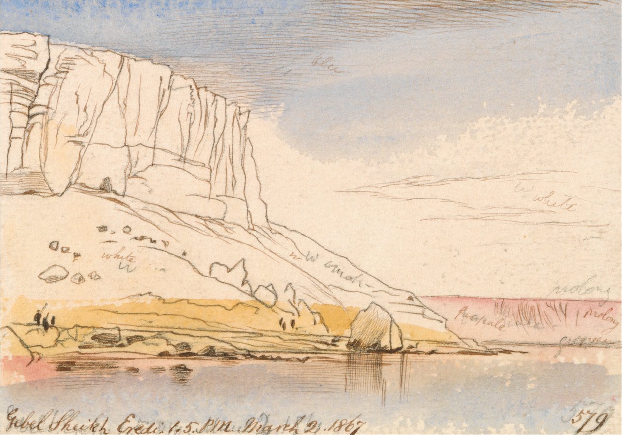 Jebel Sheikhin perilliset tekijältä Edward Lear