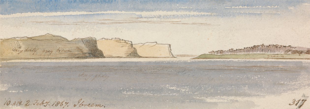 Ibreem, 10.00, 2. helmikuuta 1867 (317) tekijältä Edward Lear