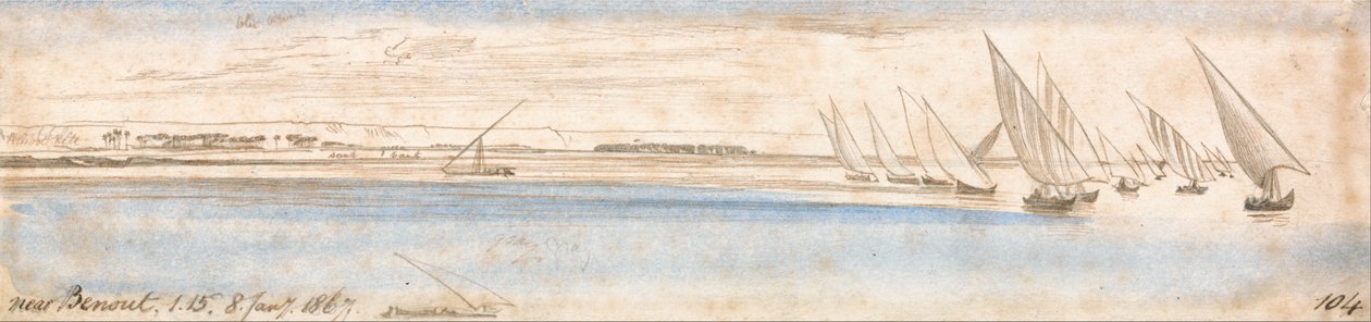 Benoutin lähellä tekijältä Edward Lear