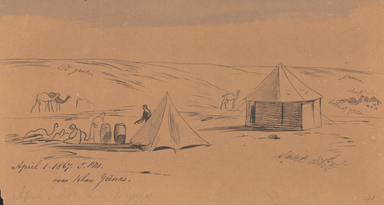 Khan Yunasin lähellä tekijältä Edward Lear