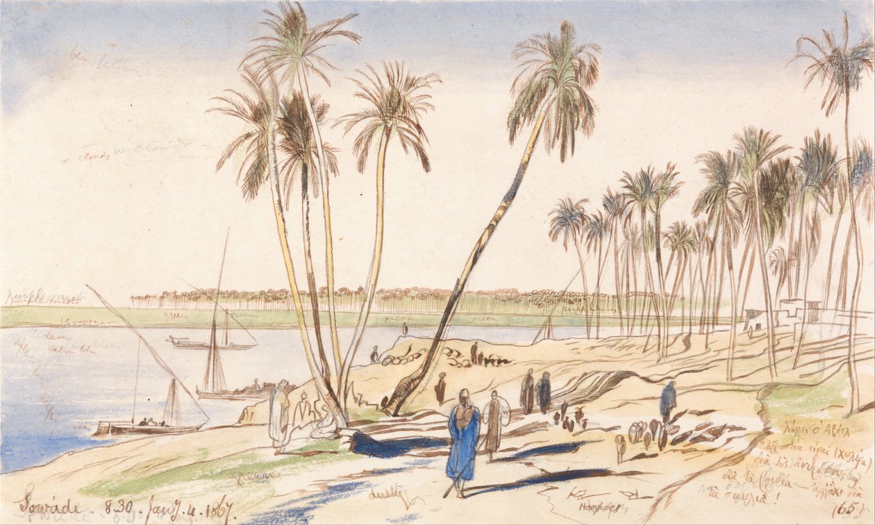 Sowadi, 8-30, 4. tammikuuta 1867 (65) tekijältä Edward Lear