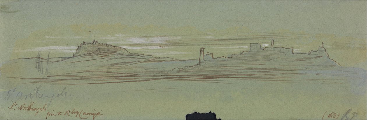 Archangelo, rautatiekuljetuksesta tekijältä Edward Lear
