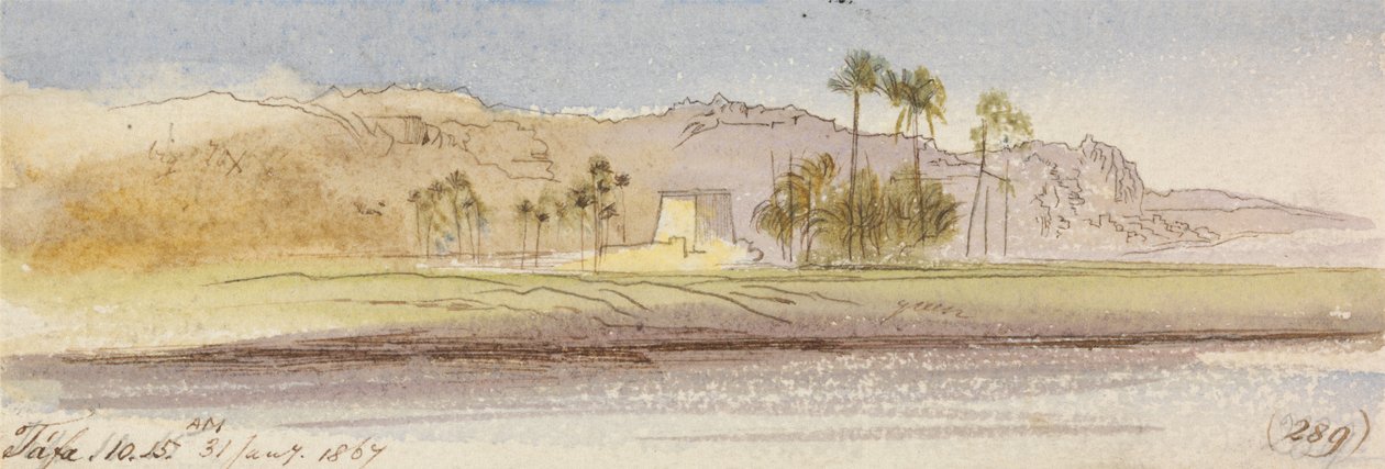 Tafa, 10-15, 31. tammikuuta 1867 (289) tekijältä Edward Lear
