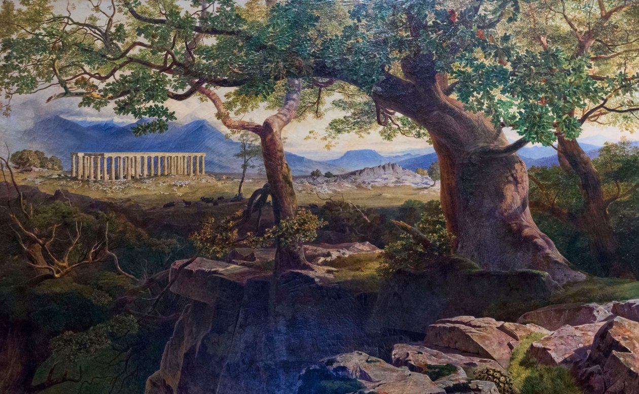 Apollon temppeli Bassaessa tekijältä Edward Lear