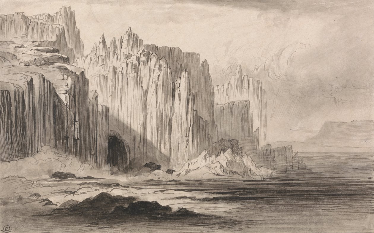 Capo Sant Angelo, Amalfi tekijältä Edward Lear
