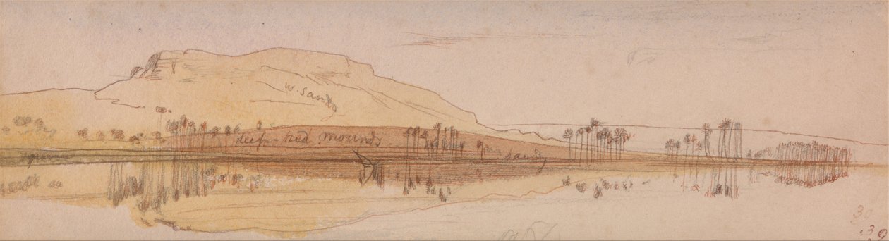 Näkymä Niilille tekijältä Edward Lear