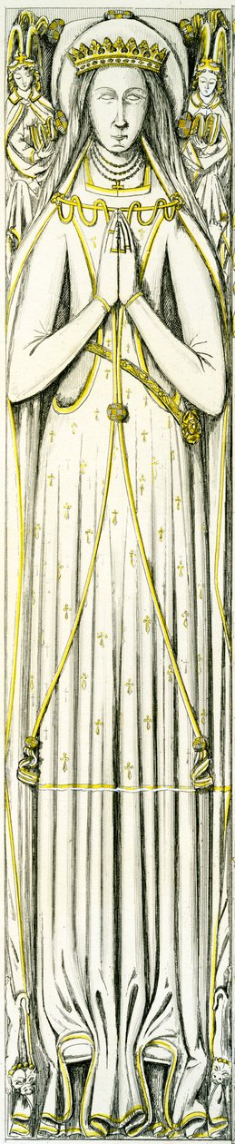 Lady Isabel Neville, alabasterikuva Smythen haudasta, St. Peter