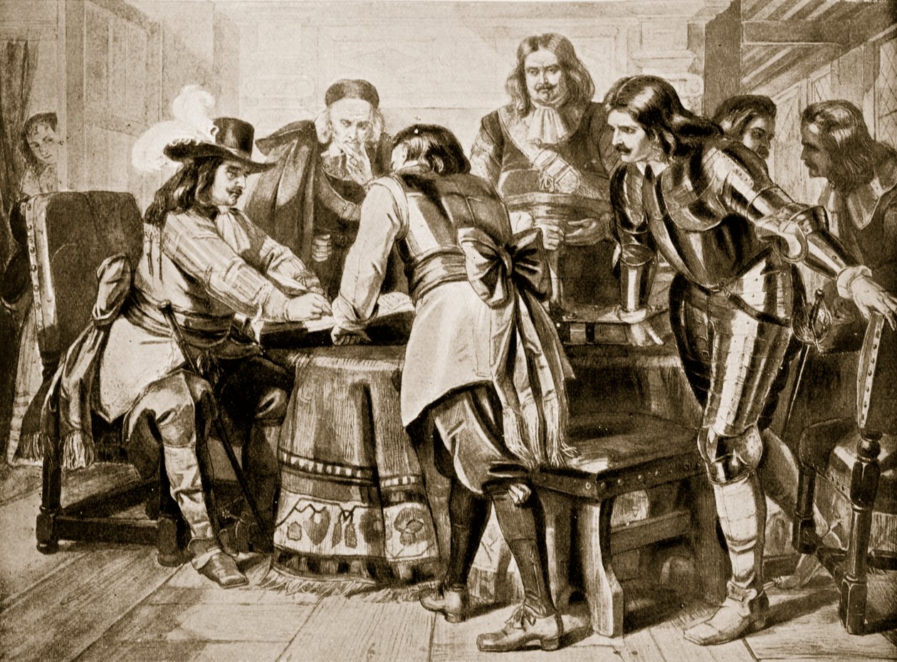 Kenraali Monck julistaa vapaan parlamentin, 1660, kuva 