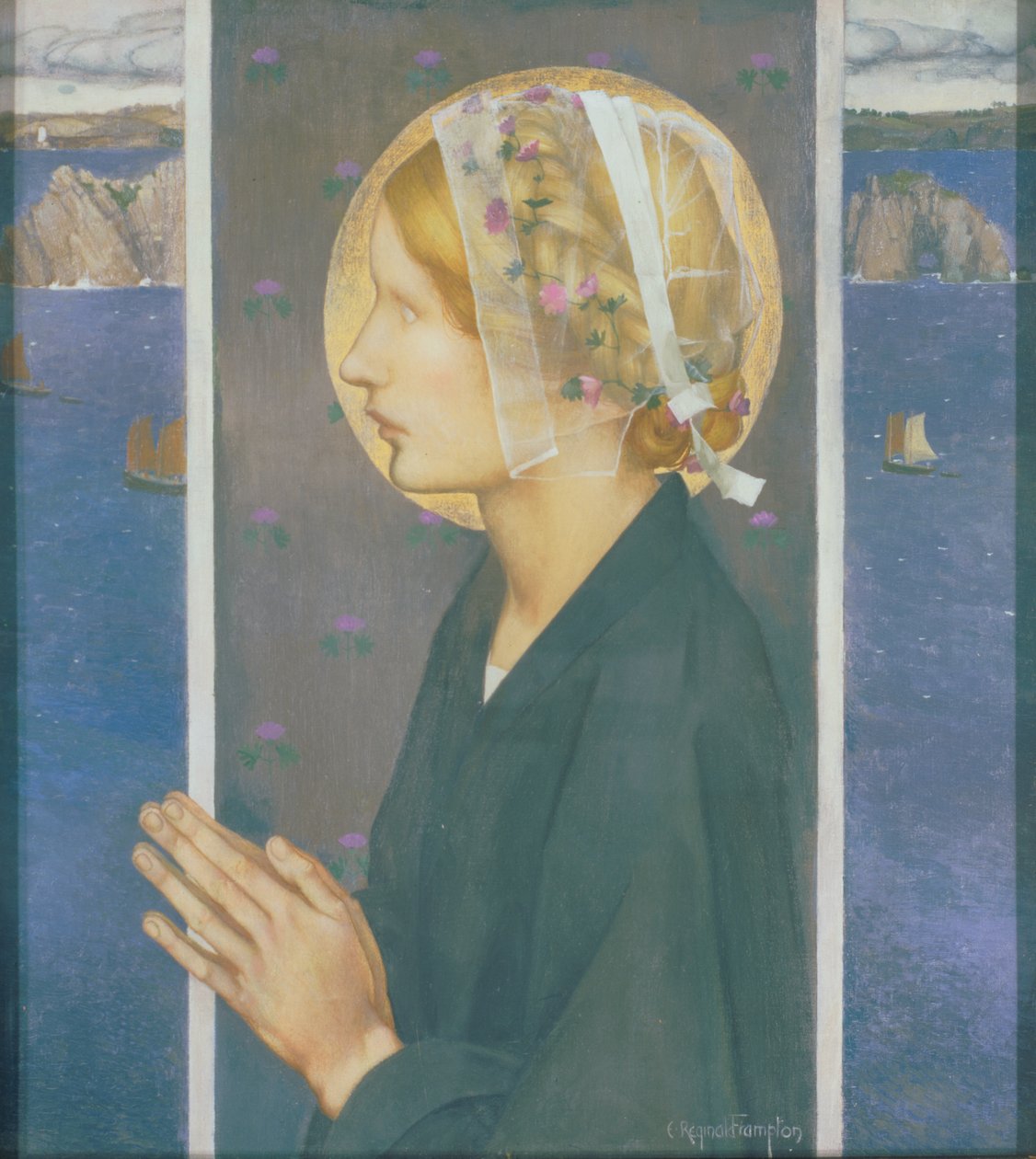 Bretagnen Madonna, 1913 tekijältä Edward Reginald Frampton