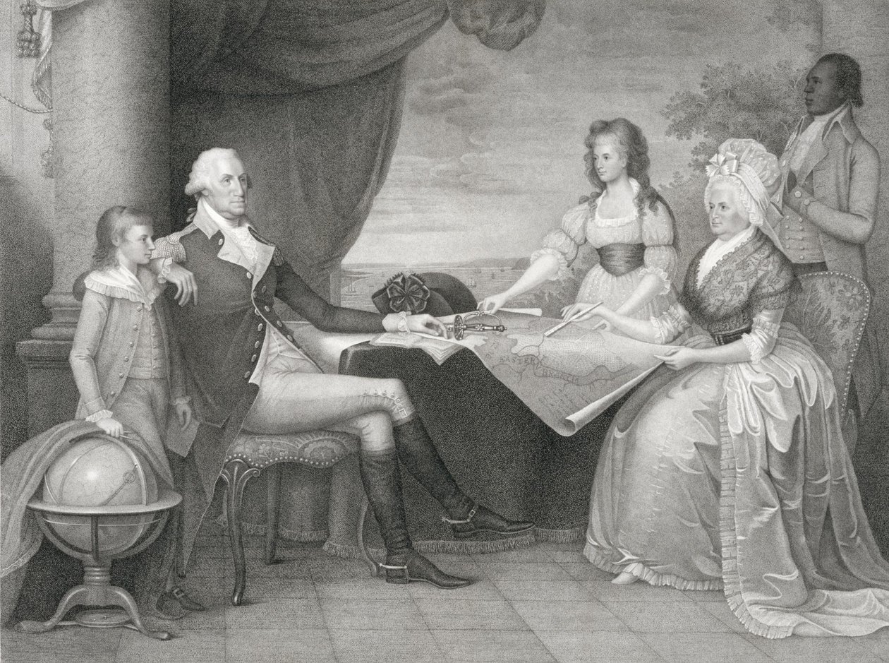 Washingtonin perhe tekijältä Edward Savage