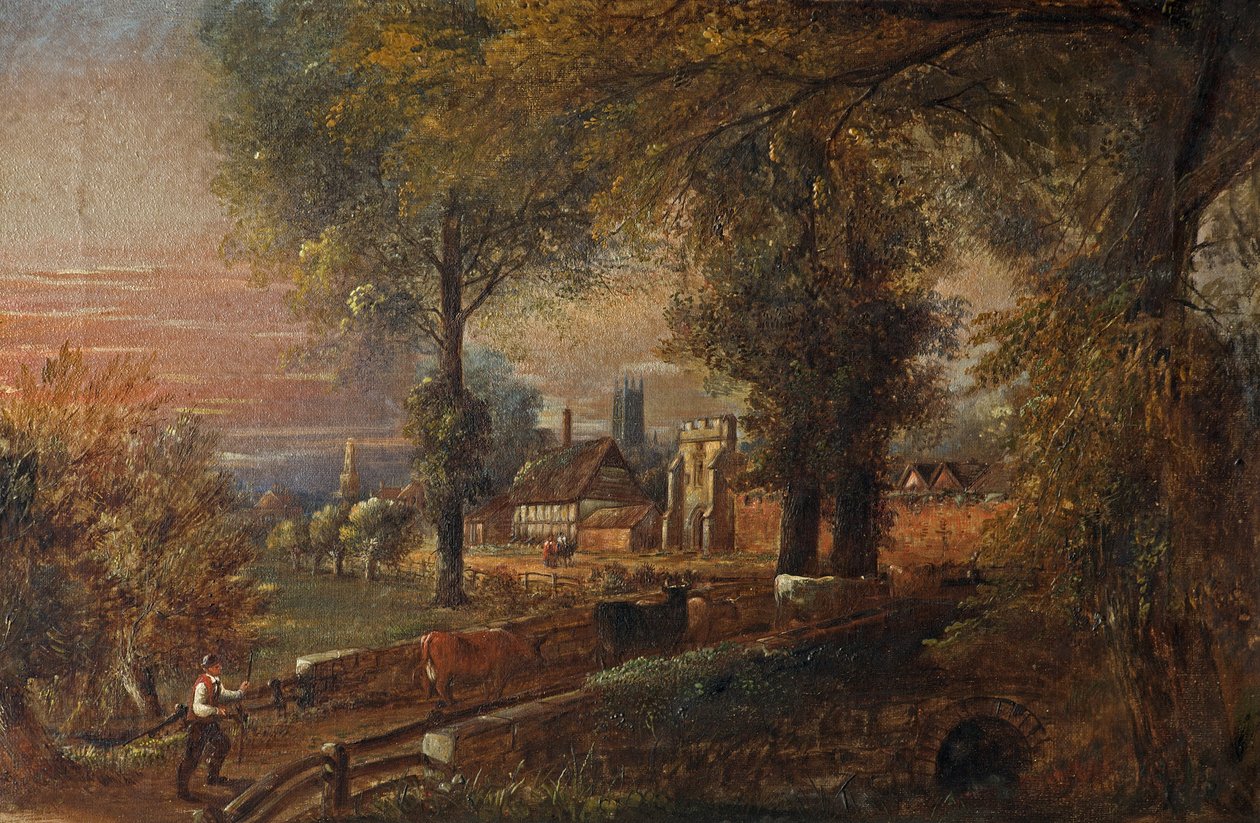 Llanthony, Gloucester, 1870 tekijältä Edward Smith