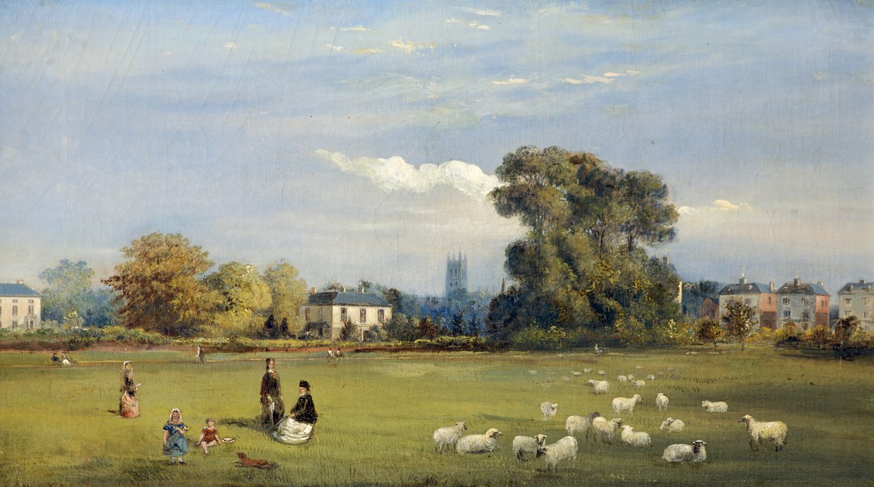 Spa Grounds, Gloucester, n. 1875 tekijältä Edward Smith