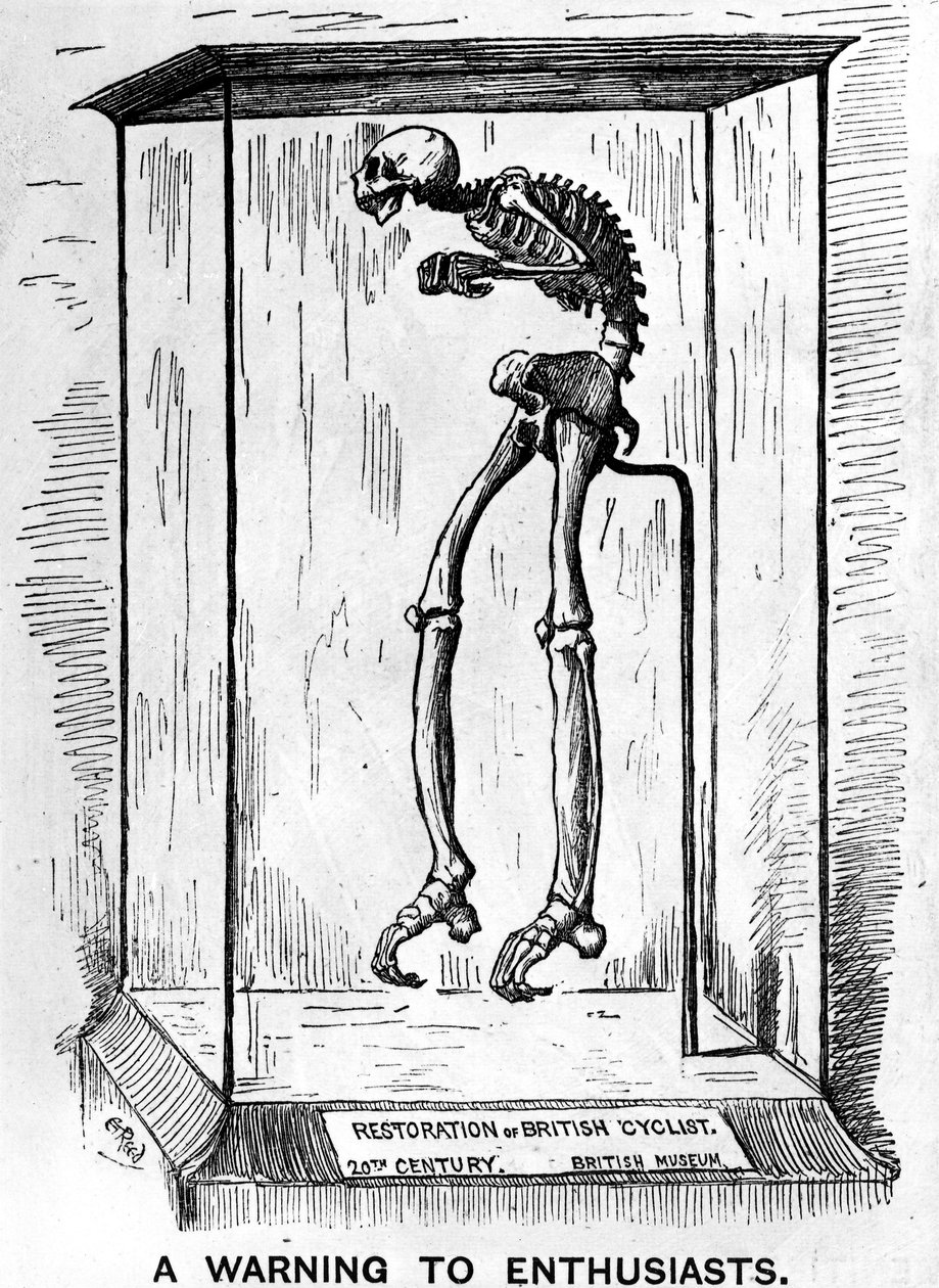 Varoitus harrastajille, julkaistu julkaisussa "Punch, or the London Charivari", 6. heinäkuuta 1889 tekijältä Edward Tennyson Reed